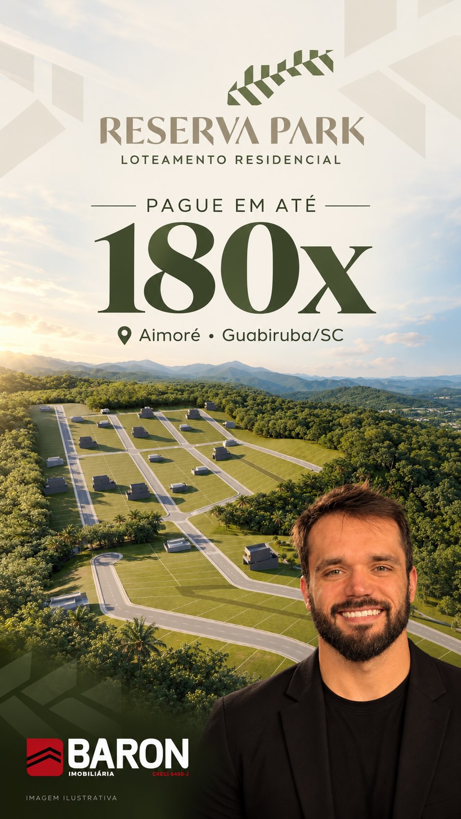 Sobrevoei o Reserva Park pra te mostrar como está a obra. 🚁
